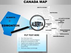 Canada country powerpoint maps