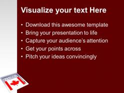 Canadian browser internet powerpoint templates ppt themes and graphics 0113