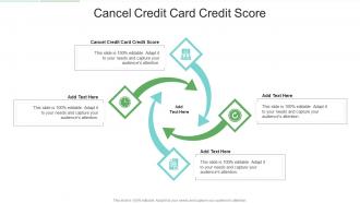 Cancel Credit Card Credit Score In Powerpoint And Google Slides Cpb