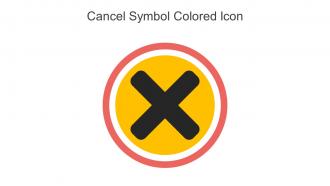 Cancel Symbol Colored Icon In Powerpoint Pptx Png And Editable Eps Format