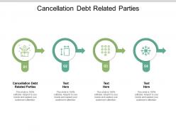 Cancellation debt related parties ppt powerpoint presentation model show cpb