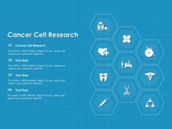 Cancer cell research ppt powerpoint presentation inspiration master slide
