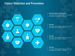 Cancer detection and prevention ppt powerpoint presentation outline slide