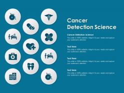 Cancer detection science ppt powerpoint presentation inspiration smartart