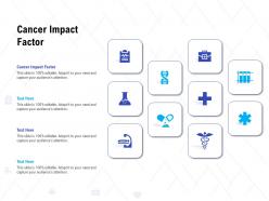 Cancer impact factor ppt powerpoint presentation show guide