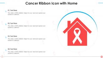 Cancer Ribbon Icon Powerpoint Ppt Template Bundles
