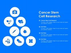 Cancer stem cell research ppt powerpoint presentation styles layout ideas