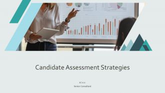Candidate Assessment Strategies PPT Mockup AT