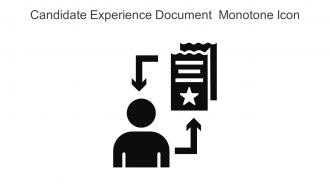 Candidate Experience Document Monotone Icon In Powerpoint Pptx Png And Editable Eps Format