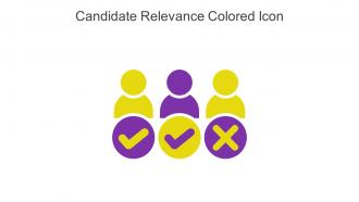Candidate Relevance Colored Icon In Powerpoint Pptx Png And Editable Eps Format