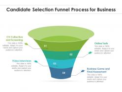 Candidate Selection Funnel Process For Business