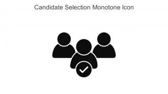 Candidate Selection Monotone Icon In Powerpoint Pptx Png And Editable Eps Format