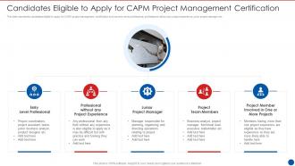 Candidates Eligible To Apply For CAPM Project Management Certification