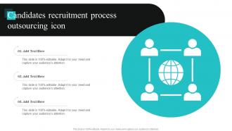 Candidates Recruitment Process Outsourcing Icon