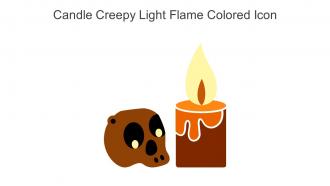 Candle Creepy Light Flame Colored Icon In Powerpoint Pptx Png And Editable Eps Format