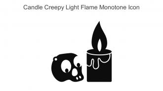 Candle Creepy Light Flame Monotone Icon In Powerpoint Pptx Png And Editable Eps Format