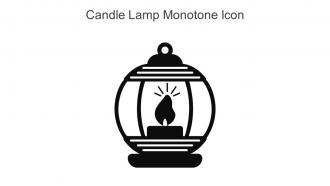 Candle Lamp Monotone Icon In Powerpoint Pptx Png And Editable Eps Format