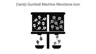 Candy Gumball Machine Monotone Icon In Powerpoint Pptx Png And Editable Eps Format