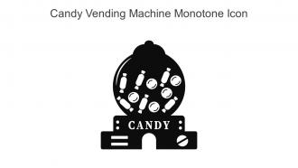 Candy Vending Machine Monotone Icon In Powerpoint Pptx Png And Editable Eps Format