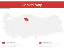 Cankiri map powerpoint presentation ppt template