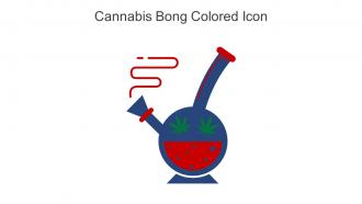 Cannabis Bong Colored Icon In Powerpoint Pptx Png And Editable Eps Format