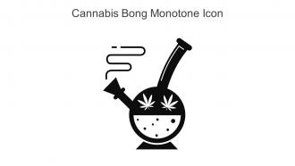 Cannabis Bong Monotone Icon In Powerpoint Pptx Png And Editable Eps Format