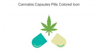 Cannabis Capsules Pills Colored Icon In Powerpoint Pptx Png And Editable Eps Format