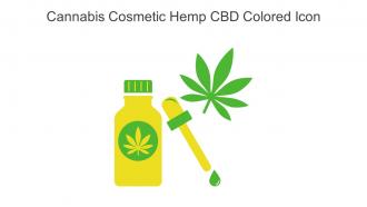 Cannabis Cosmetic Hemp CBD Colored Icon In Powerpoint Pptx Png And Editable Eps Format