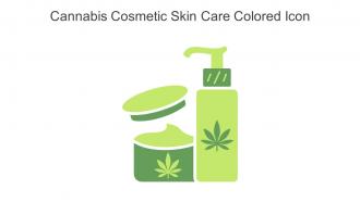 Cannabis Cosmetic Skin Care Colored Icon In Powerpoint Pptx Png And Editable Eps Format