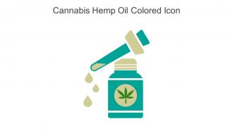 Cannabis Hemp Oil Colored Icon In Powerpoint Pptx Png And Editable Eps Format