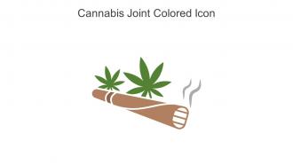 Cannabis Joint Colored Icon In Powerpoint Pptx Png And Editable Eps Format