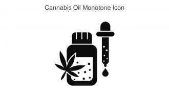 Cannabis Oil Monotone Icon In Powerpoint Pptx Png And Editable Eps Format