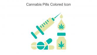Cannabis Pills Colored Icon In Powerpoint Pptx Png And Editable Eps Format
