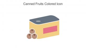 Canned Fruits Colored Icon In Powerpoint Pptx Png And Editable Eps Format