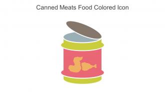 Canned Meats Food Colored Icon In Powerpoint Pptx Png And Editable Eps Format