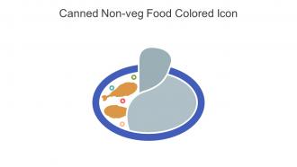 Canned Non Veg Food Colored Icon In Powerpoint Pptx Png And Editable Eps Format