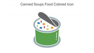 Canned Soups Food Colored Icon In Powerpoint Pptx Png And Editable Eps Format