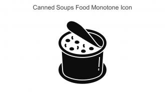 Canned Soups Food Monotone Icon In Powerpoint Pptx Png And Editable Eps Format