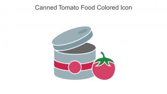 Canned Tomato Food Colored Icon In Powerpoint Pptx Png And Editable Eps Format