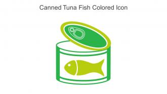 Canned Tuna Fish Colored Icon In Powerpoint Pptx Png And Editable Eps Format