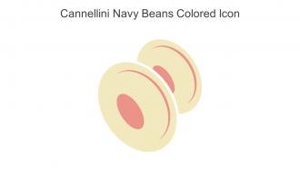 Cannellini Navy Beans Colored Icon In Powerpoint Pptx Png And Editable Eps Format