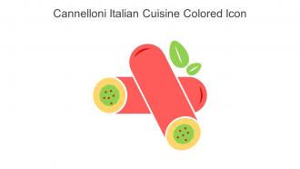 Cannelloni Italian Cuisine Colored Icon In Powerpoint Pptx Png And Editable Eps Format