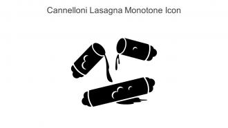 Cannelloni Lasagna Monotone Icon In Powerpoint Pptx Png And Editable Eps Format