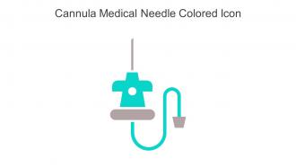 Cannula Medical Needle Colored Icon In Powerpoint Pptx Png And Editable Eps Format