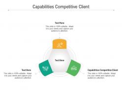 Capabilities competitive client ppt powerpoint presentation infographics format cpb