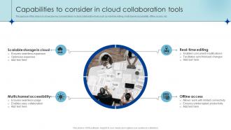 Capabilities To Consider In Cloud Collaboration Tools