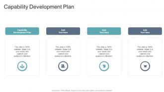 Capability Development Plan In Powerpoint And Google Slides Cpb