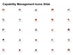 Capability management icons slide ppt powerpoint presentation slides elements