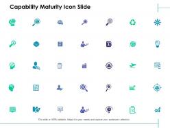 Capability maturity icon slide growth vision c368 ppt powerpoint presentation slides tips