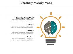 Capability maturity model ppt powerpoint presentation outline infographics cpb
